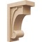 Ekena Millwork 7"W x 14"D x 21"H Classic Alma Rough Cedar Woodgrain TimberThane Corbel, Primed Tan CORUR07X14X21ALMRCPR - alternate 1